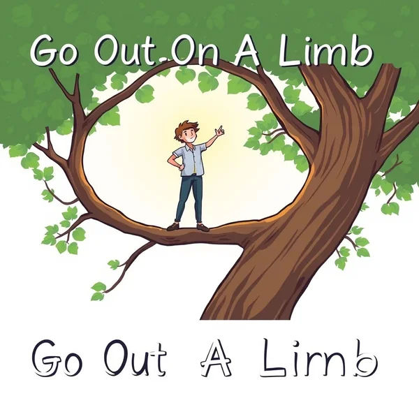 Verstehen der Redewendung Go Out On A Limb