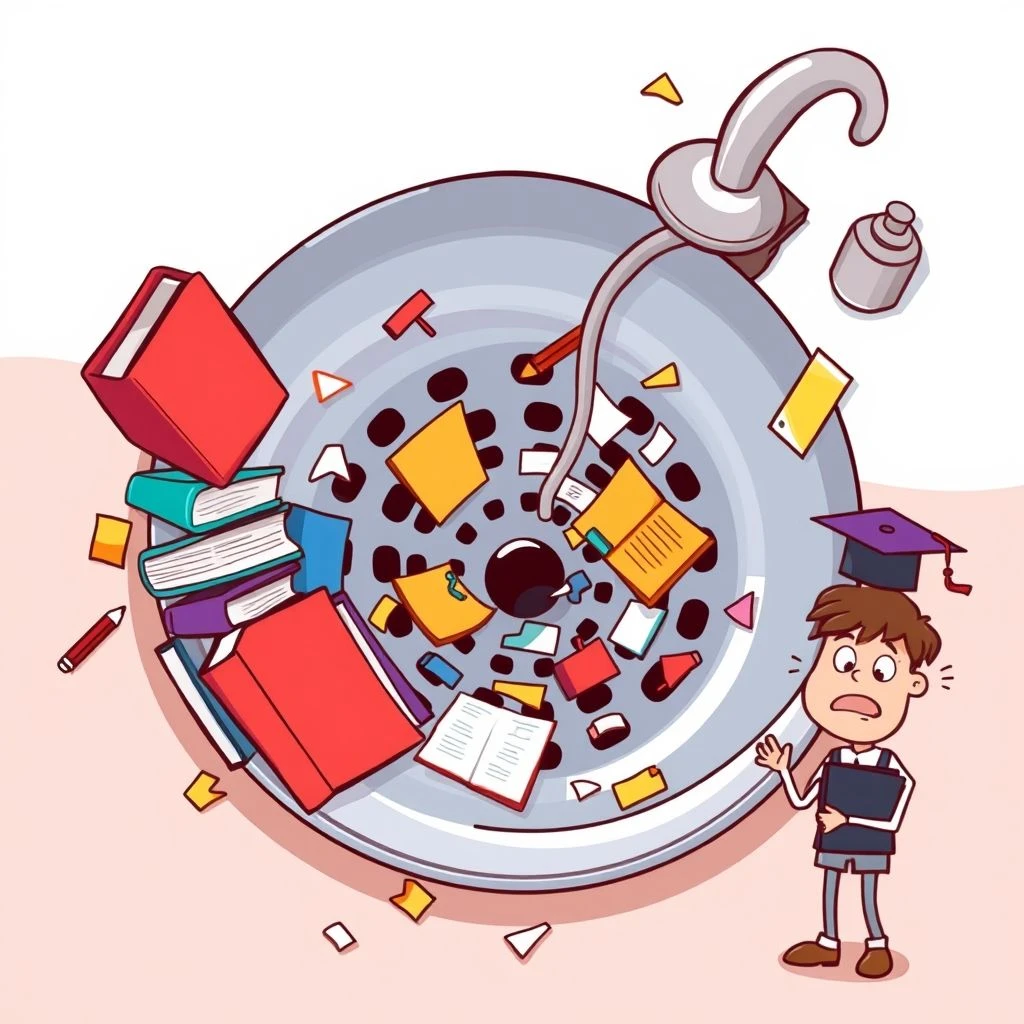 Non Lasciare che il Tuo Apprendimento Vada Go Down The Drain Scopri Significato, Uso, Esempi e Pratica
