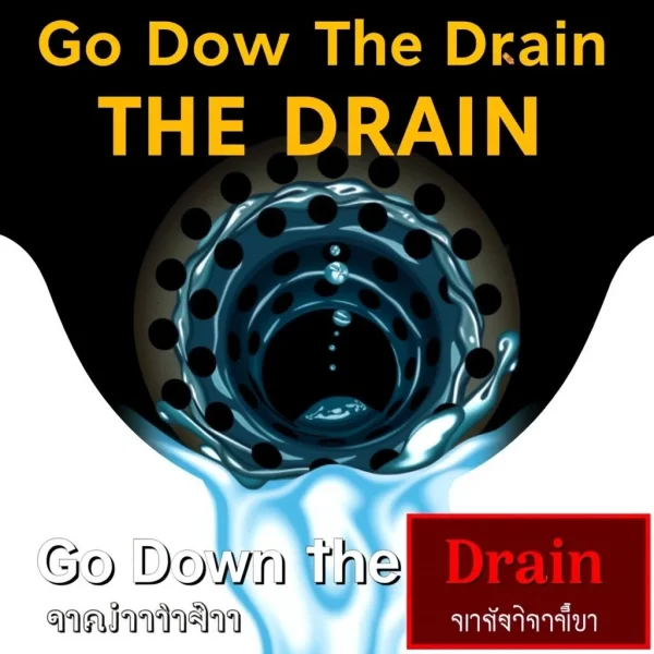 Understanding the idiom Go Down The Drain