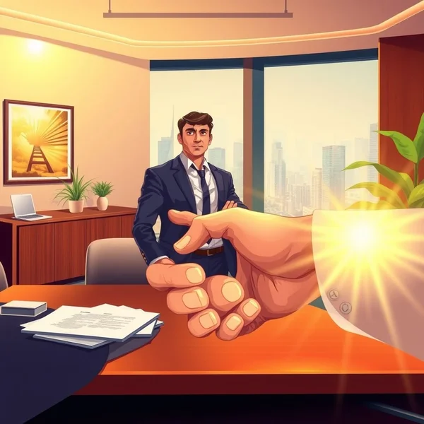 Understanding the Golden Handshake idiom in English