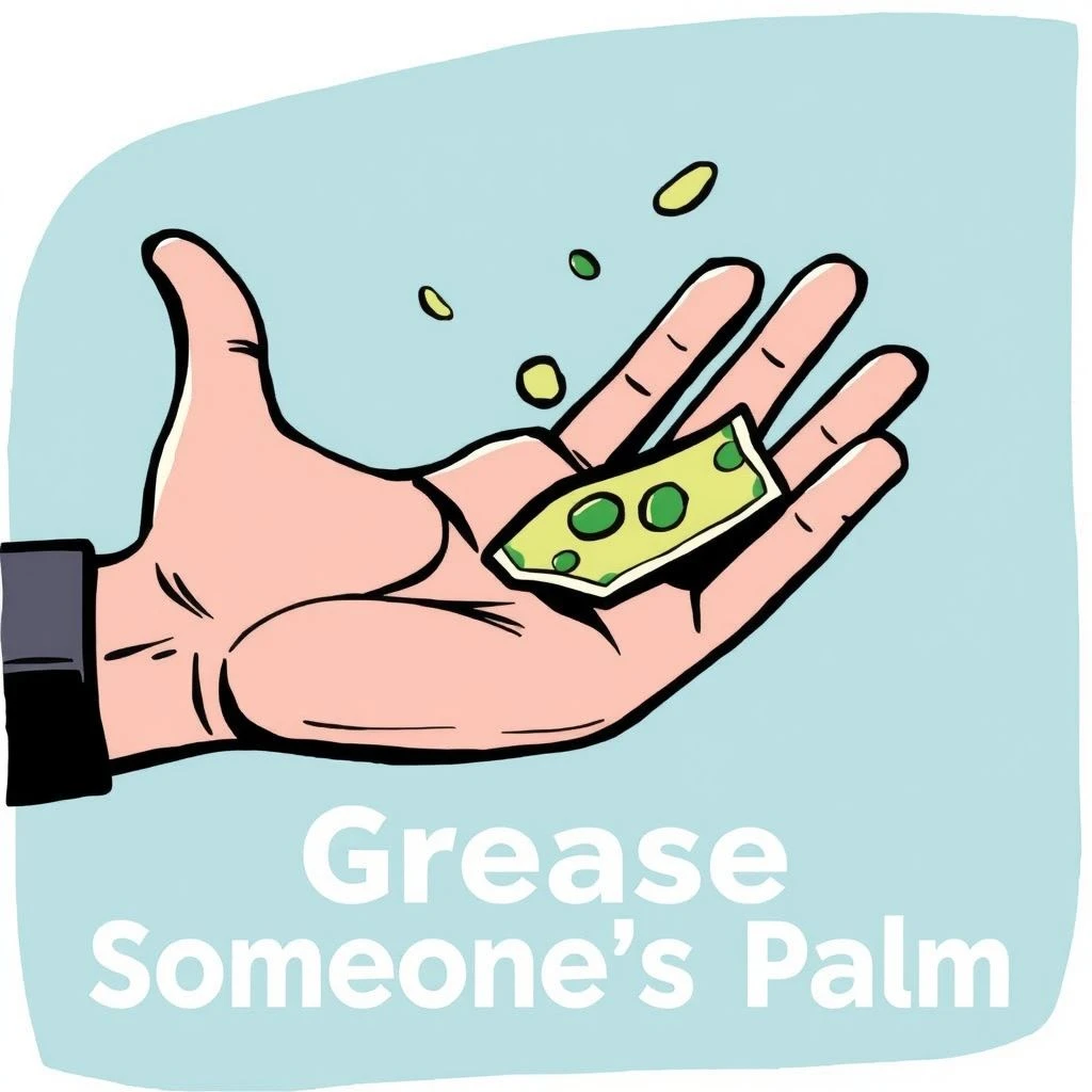 Grease Someone's Palm: 비공식 영어 표현 이해하기