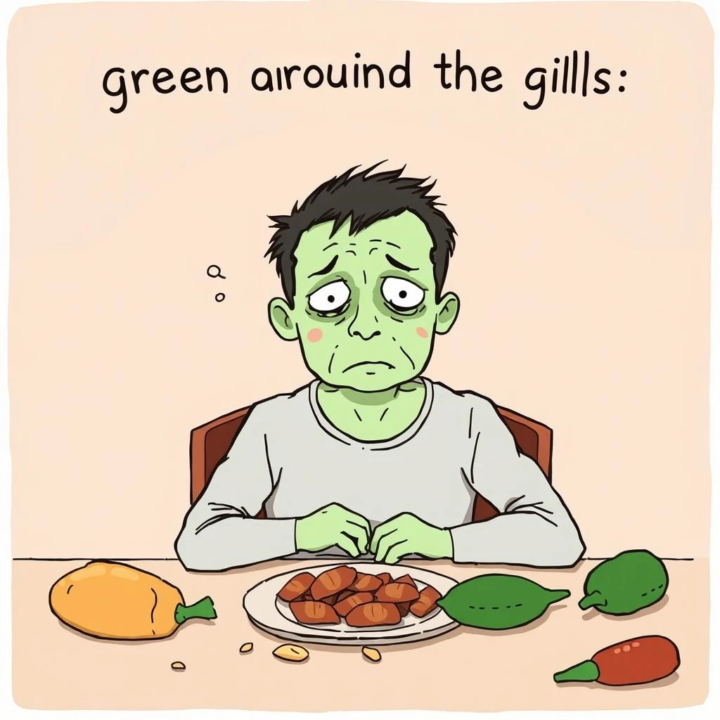 Scopri Green Around The Gills: Significato e Utilizzo dell'Idioma