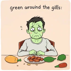 Scopri Green Around The Gills: Significato e Utilizzo dell'Idioma
