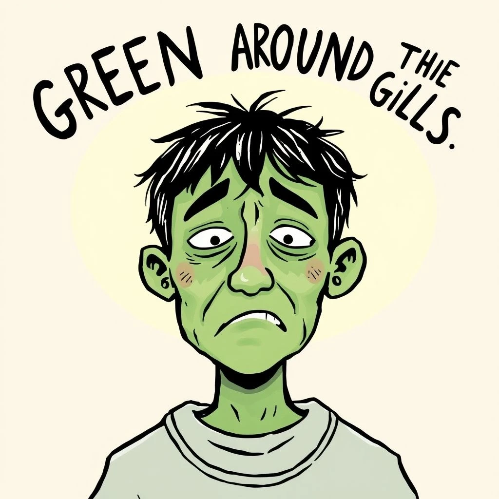 Green Around The Gillsの意味と使い方を理解する