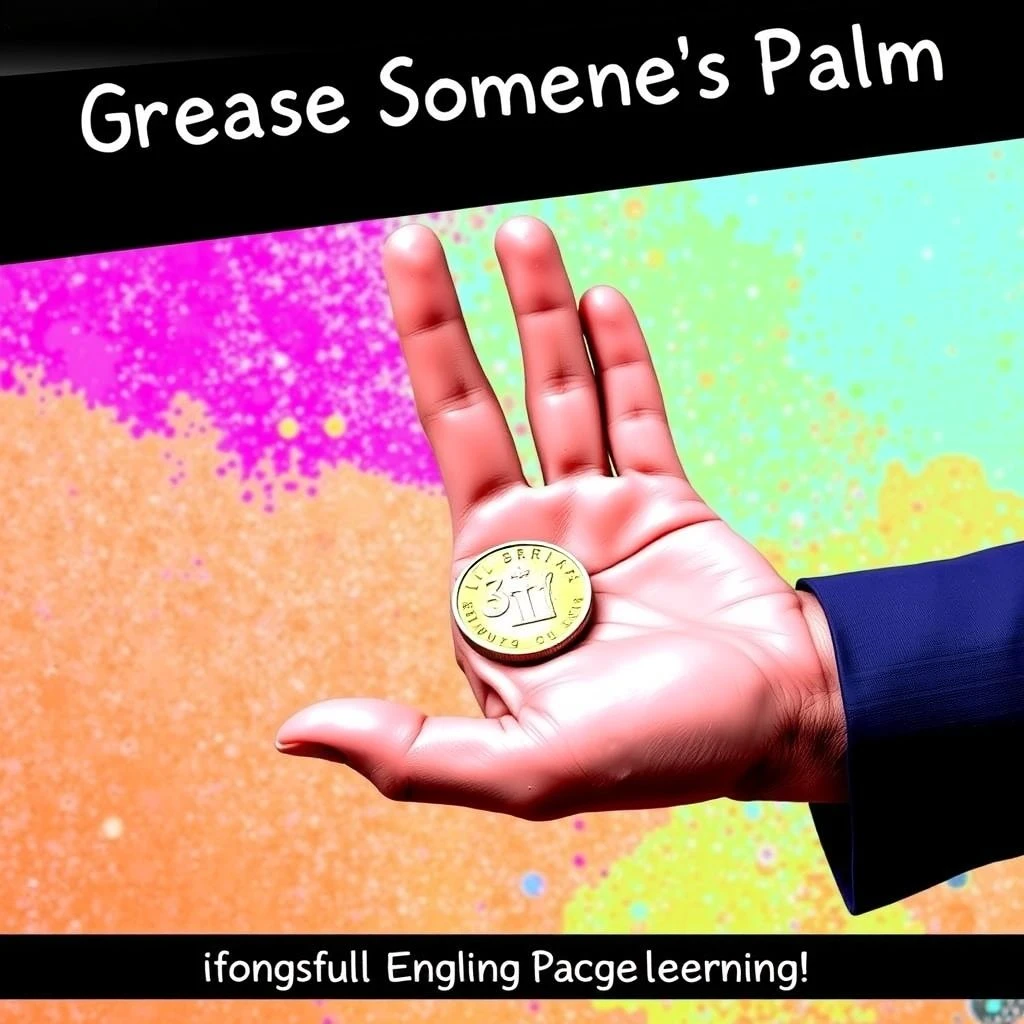 Понимание 'Grease Someone's Palm' для изучающих английский