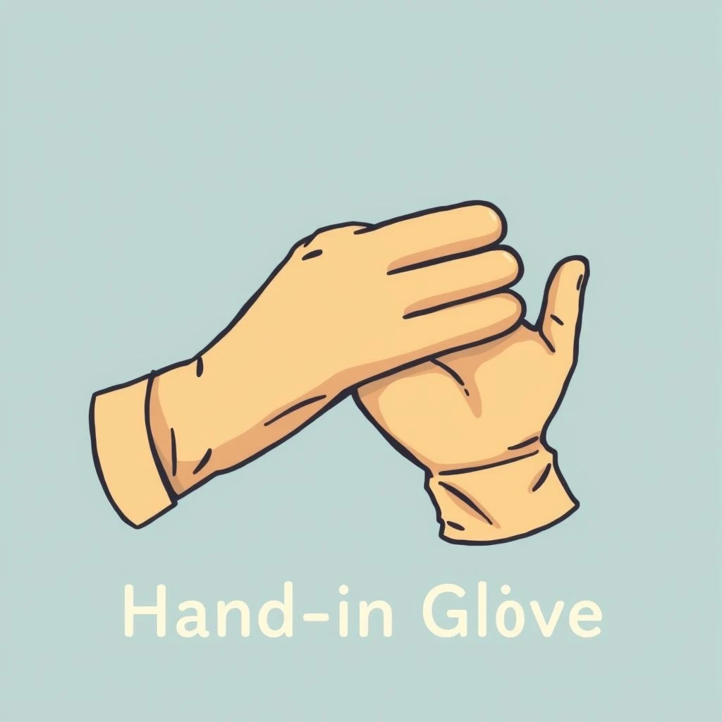 Понимание Hand In Glove и как использовать эту идиому