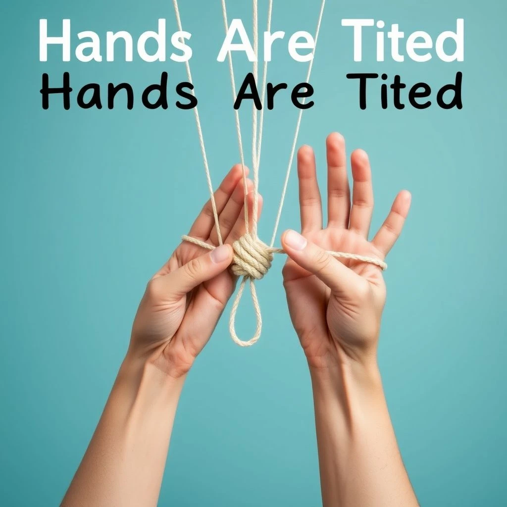 Comprendre Hands Are Tied pour mieux utiliser cet idiome anglais