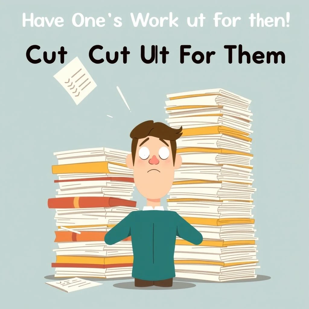 Begrijpen van Engelse Idiomen: Have One's Work Cut Out For Them