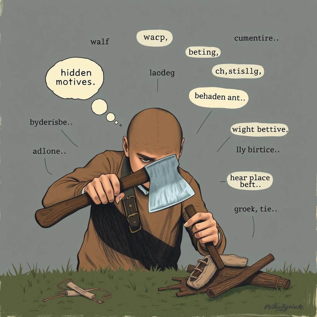 Découvrez Have An Axe To Grind : Signification et Usage en Anglais