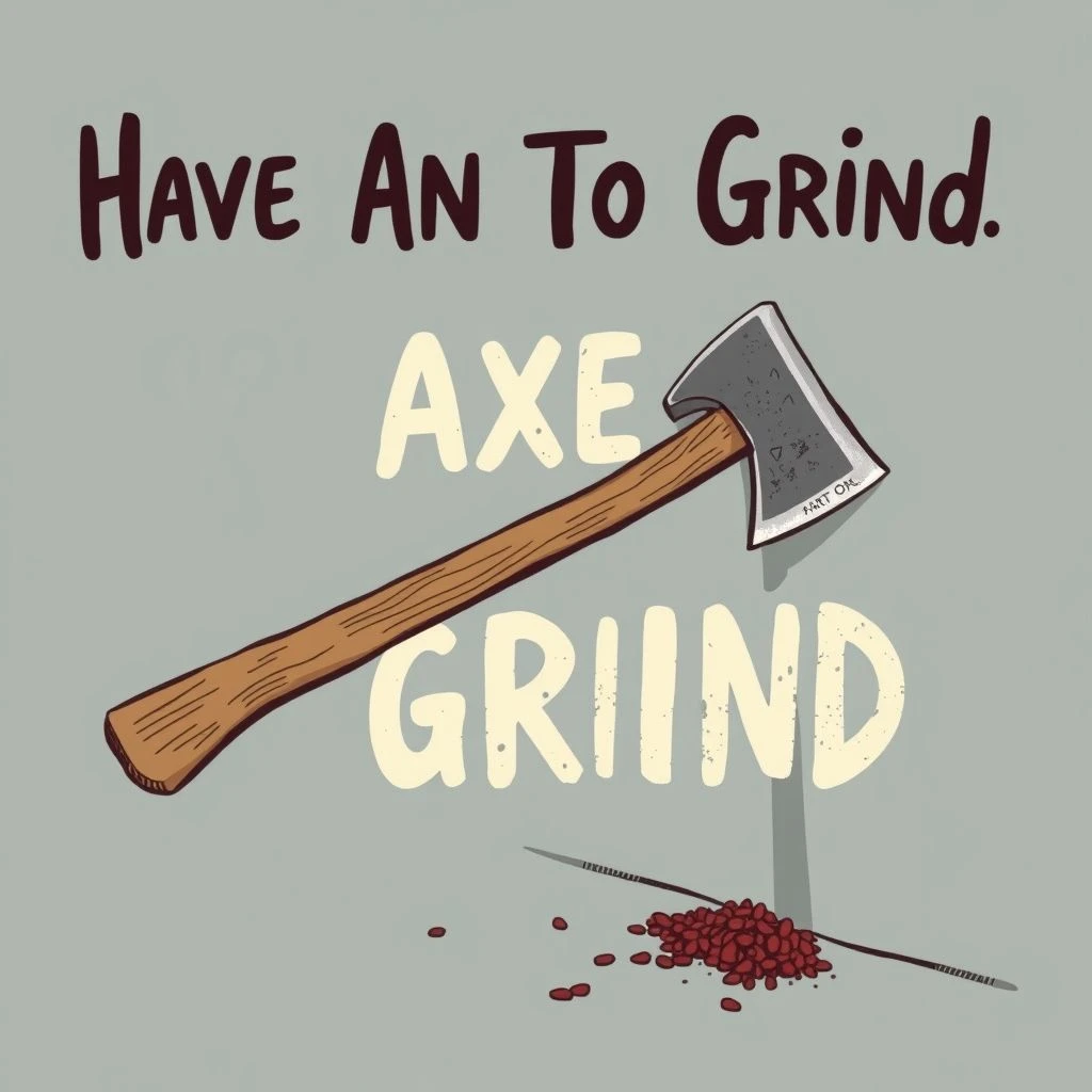 Have An Axe To Grind：隠れた利害を持つを理解しよう