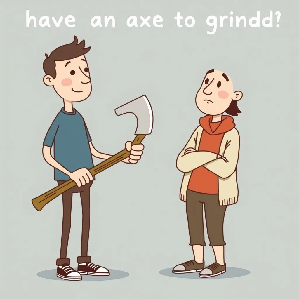 Раскрытие идиомы Have An Axe To Grind и её использование
