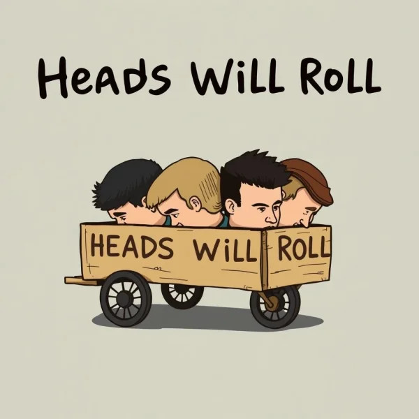 Understanding the idiom Heads Will Roll and its meaning for English learners