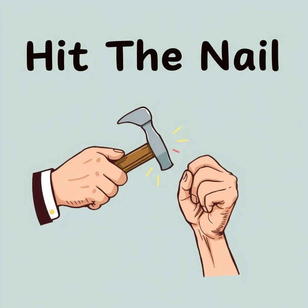 Comprendre Hit The Nail On The Head et Maîtriser cet Idiome Anglais