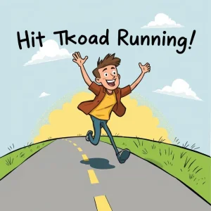 Comprendre Hit The Road Running pour Commencer Fort en Anglais
