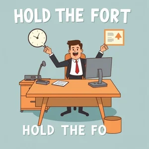 Hold The Fortの意味と使い方：例文でマスターしよう