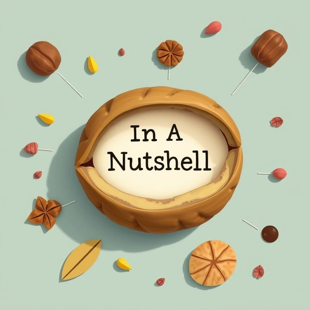 理解 'In A Nutshell'：简洁表达的英语成语指南
