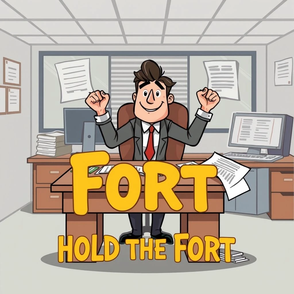 Hold The Fort meistern: Bedeutung, Verwendung und Beispiele