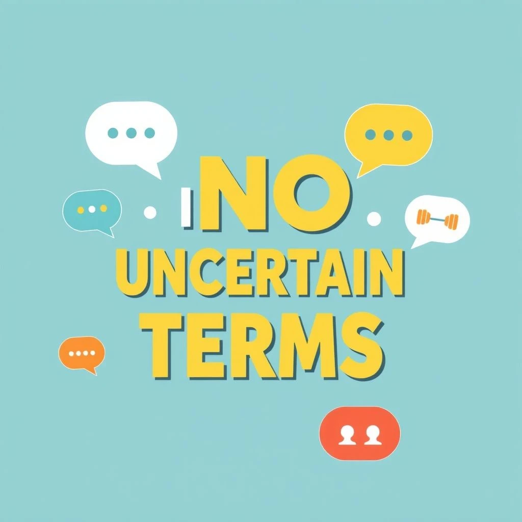Menyatakan Diri Anda dengan Jelas: In No Uncertain Terms