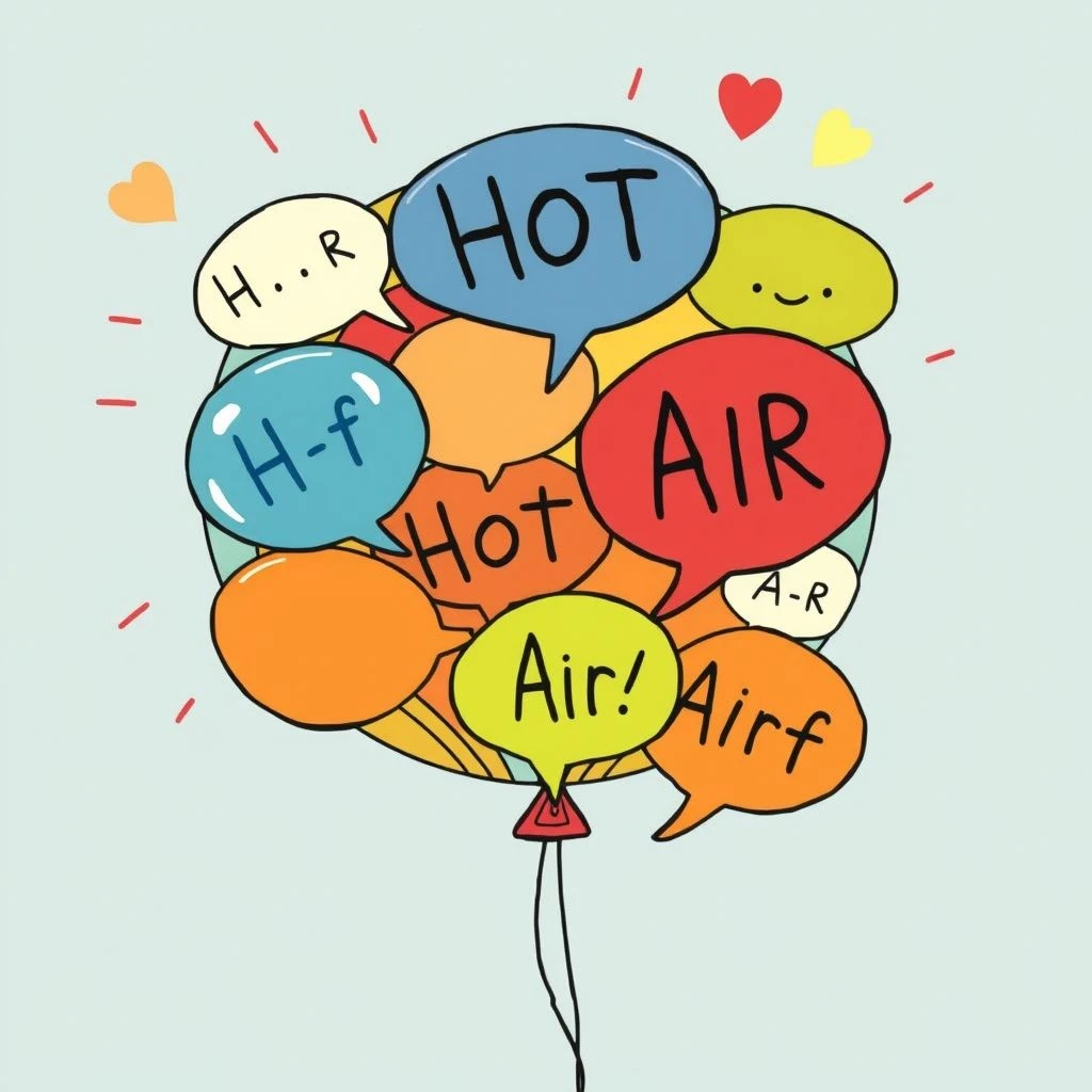 Verständnis des Hot Air Idioms: Bedeutung und Verwendung für Lernende