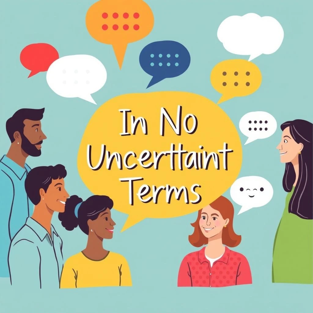 Ясное самовыражение In No Uncertain Terms для эффективной коммуникации