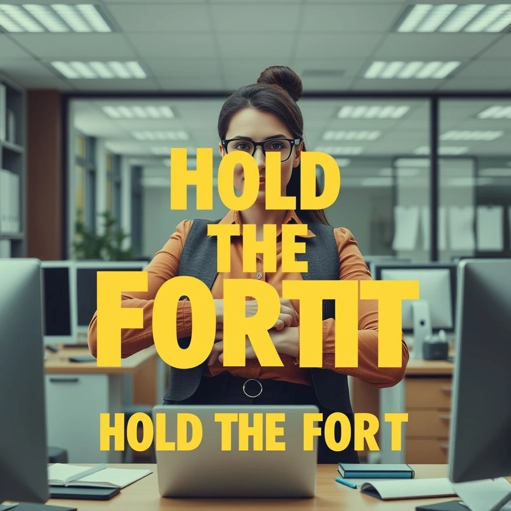 إتقان عبارة Hold The Fort: المعنى والاستخدام والأمثلة