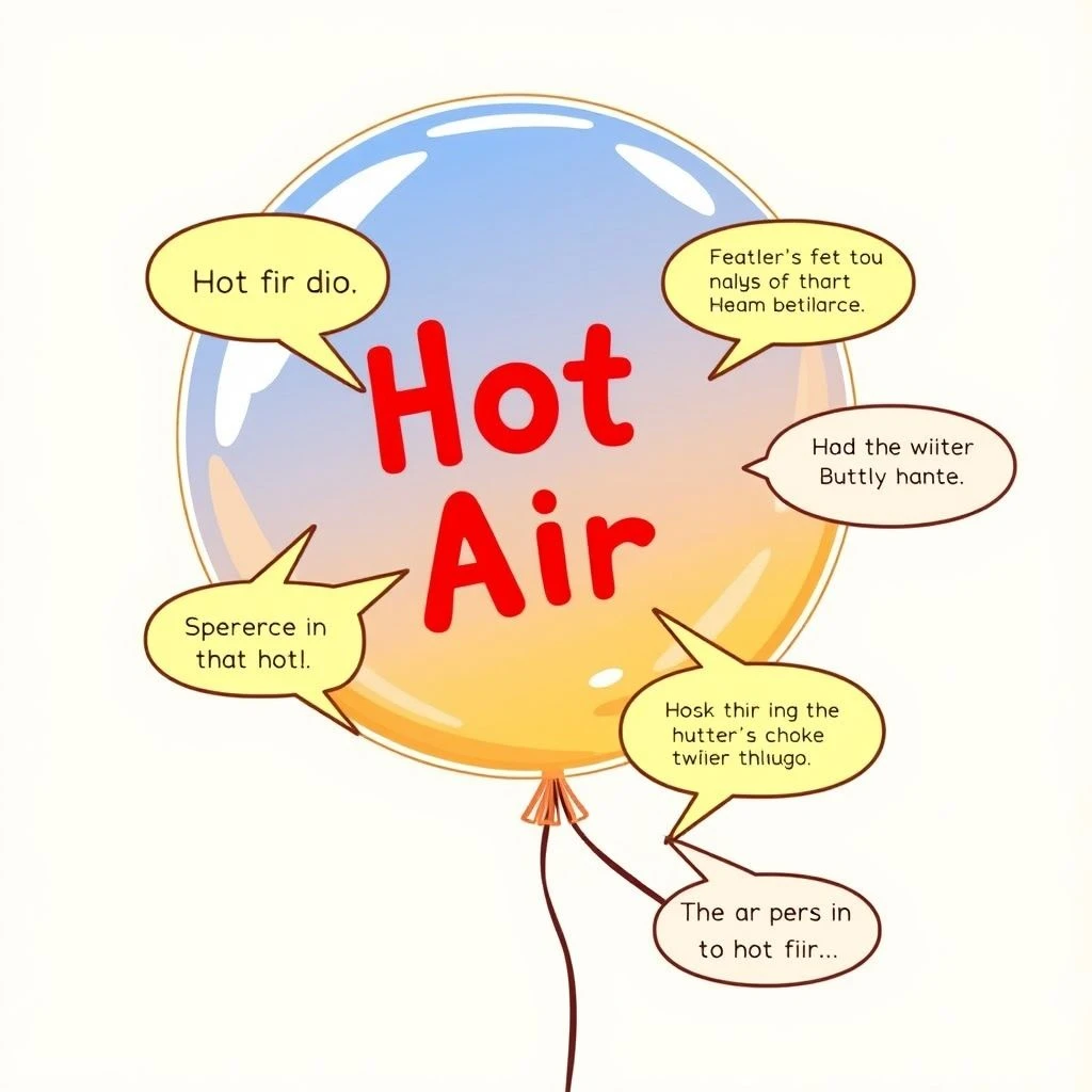 เข้าใจสำนวน Hot Air: ความหมายและการใช้งานสำหรับผู้เรียน