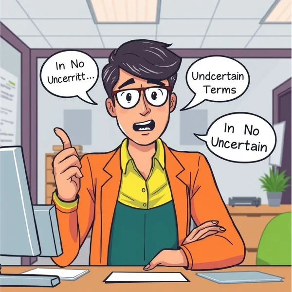 Using "In No Uncertain Terms" for clear communication