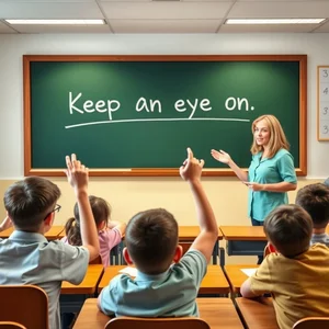 Ontdek Keep An Eye On: Betekenis en Gebruik van deze Uitdrukking