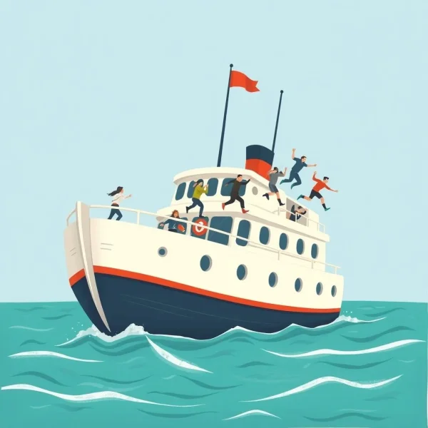 관용구 'jump ship' 이해하기