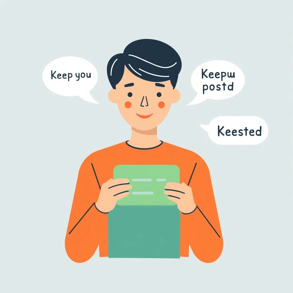 Keep Someone Posted: Bedeutung, Verwendung und Beispiele für Englischlerner