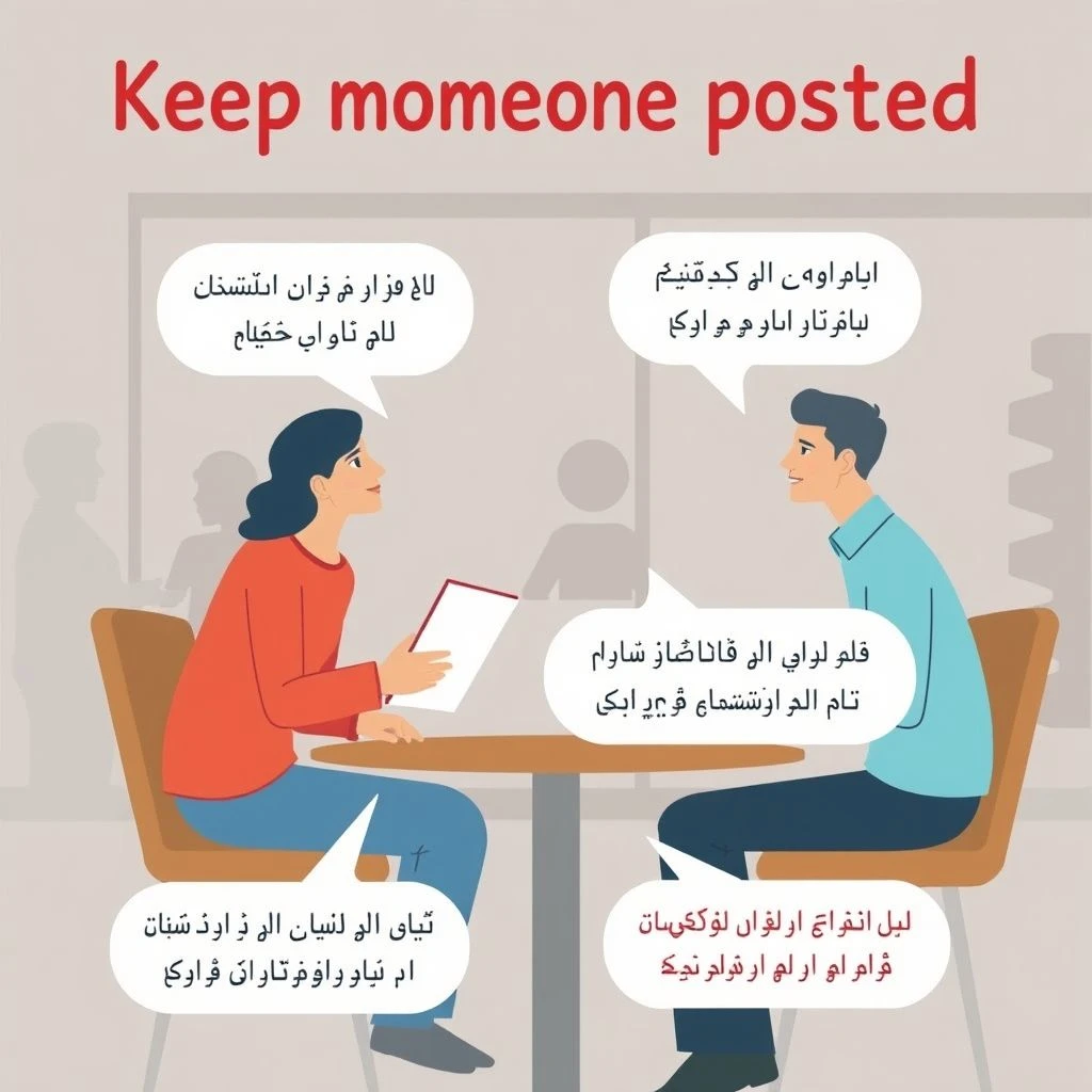 Keep Someone Posted: فهم المعنى والاستخدام لمتعلمي اللغة الإنجليزية