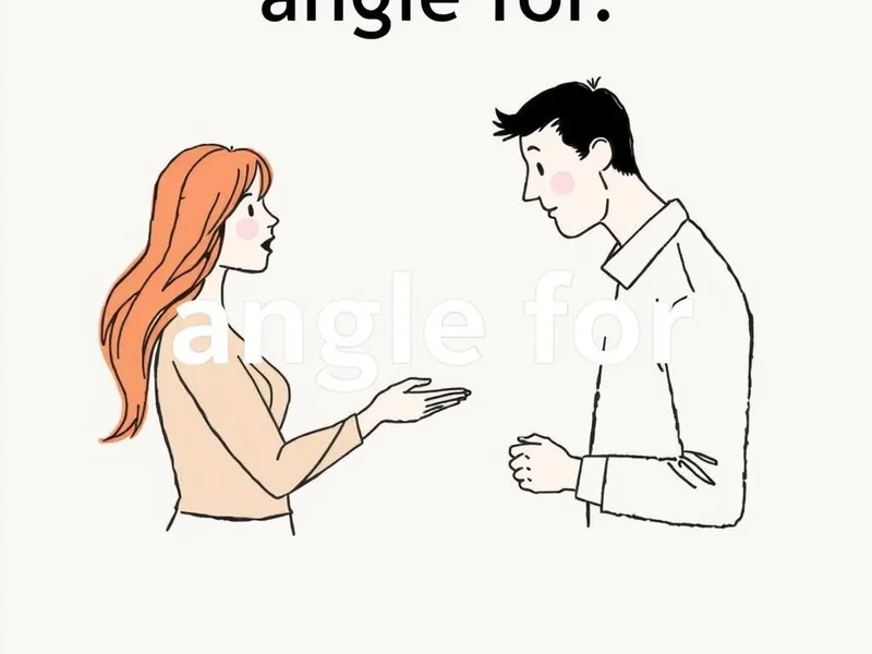 Understanding how to Angle for opportunities in English conversation