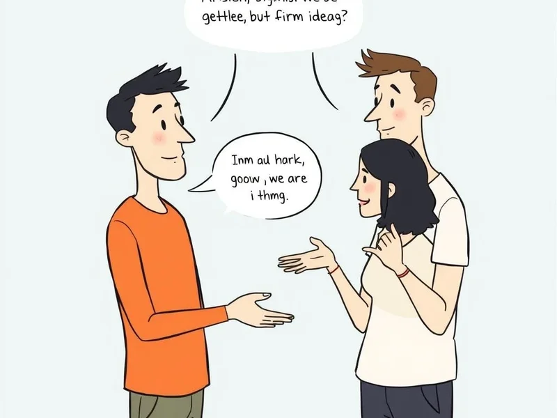 Hình ảnh minh họa một cuộc trò chuyện thuyết phục, minh họa khái niệm "argue out of"