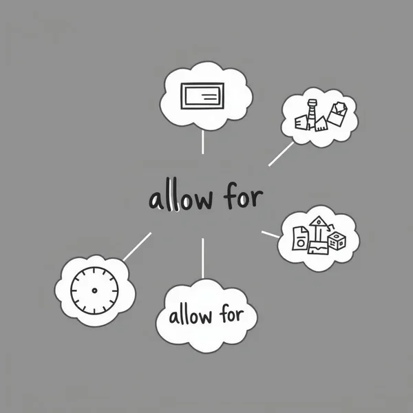 Hiểu cụm động từ allow for