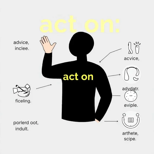 Understanding the Phrasal Verb Act On and its meanings