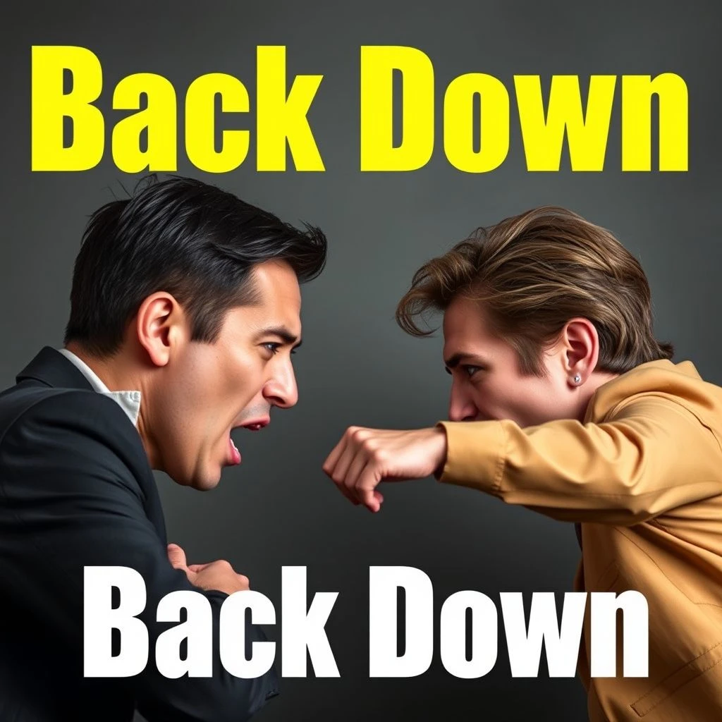 Entenda Back Down Verbo Frasal Significado e Uso em Inglês