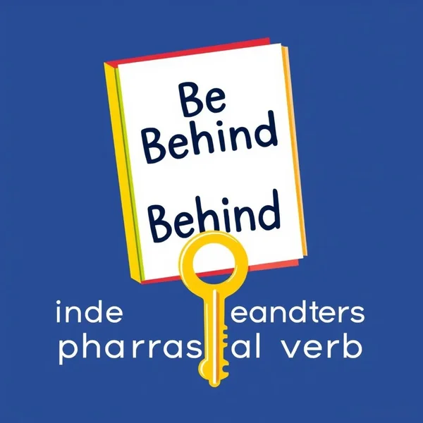 Unlocking the Phrasal Verb Be Behind