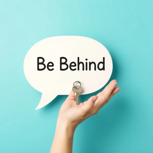 Unlocking the Phrasal Verb Be Behind