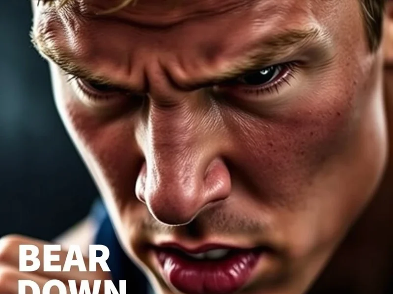 Image showing someone focusing intently, illustrating the concept of 'bear down'