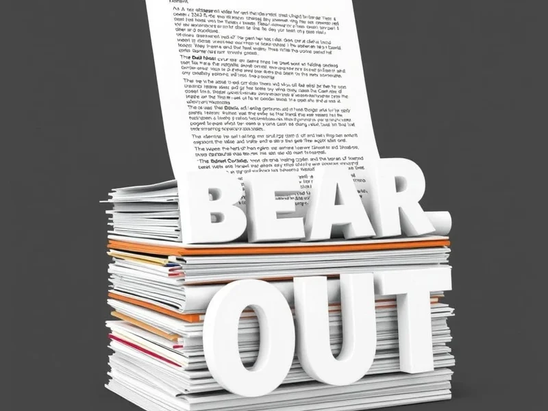 Image illustrating evidence supporting a claim, relevant to the phrasal verb 'bear out'