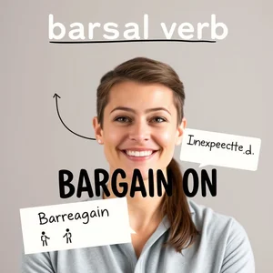 Cómo usar correctamente el verbo frasal Bargain on