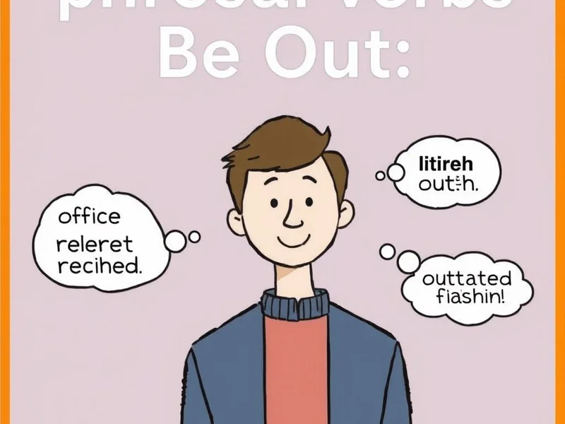 Understanding the phrasal verb Be Out