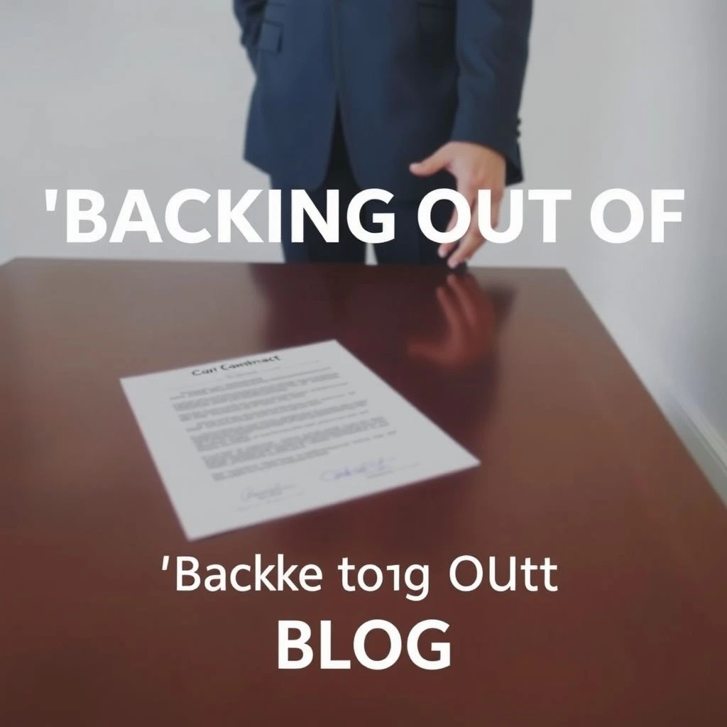 Giải mã Back Out Of Hướng dẫn hiểu cụm động từ thông dụng này