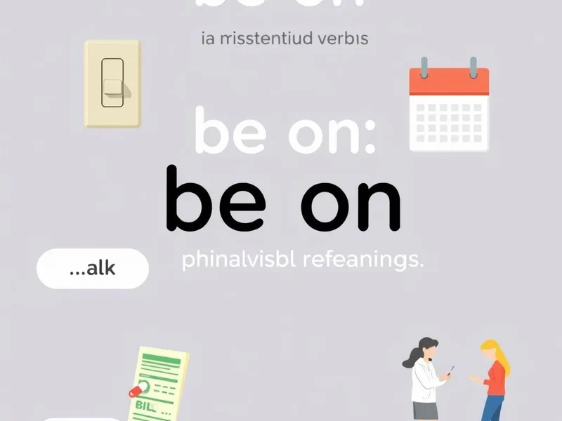 Understanding the Phrasal Verb Be on