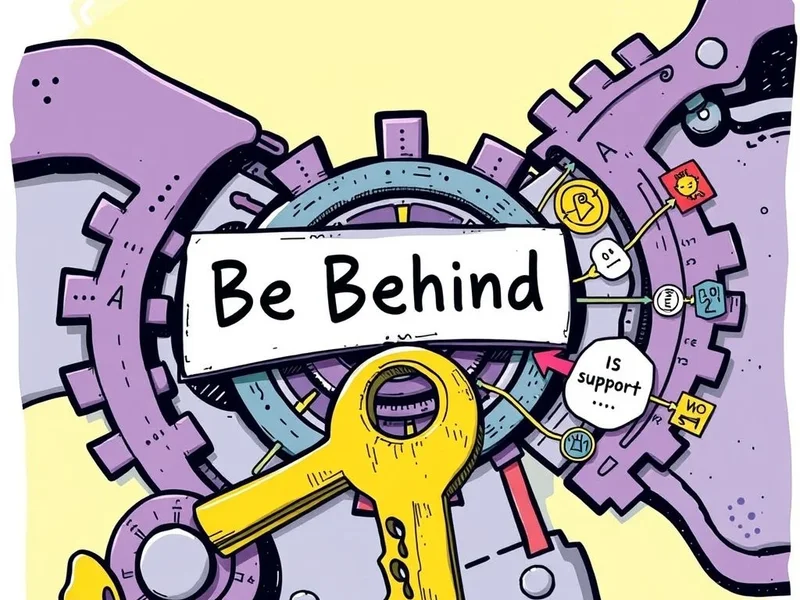 Unlocking the Phrasal Verb Be Behind