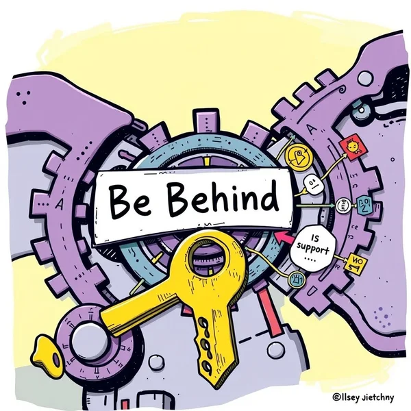 Unlocking the Phrasal Verb Be Behind