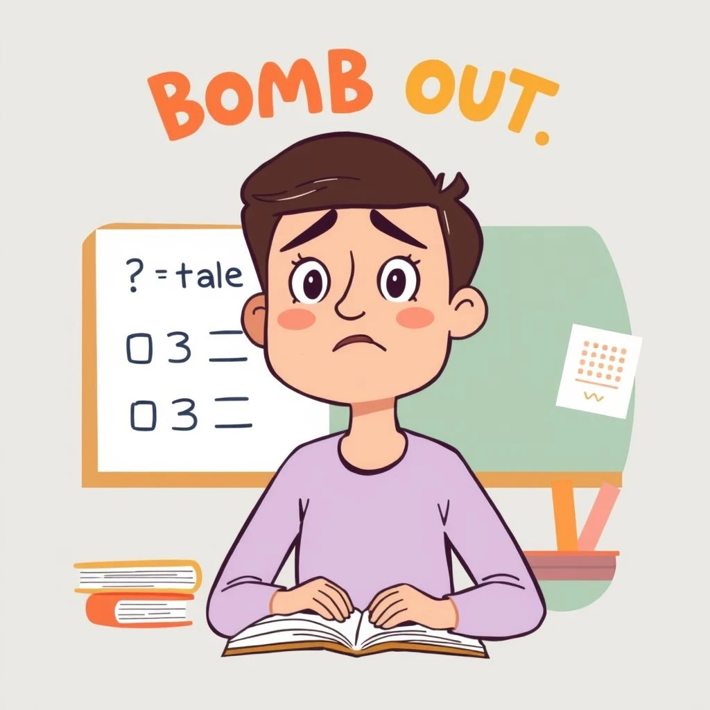 Aprenda a usar o Phrasal Verb Bomb out em Inglês Corretamente