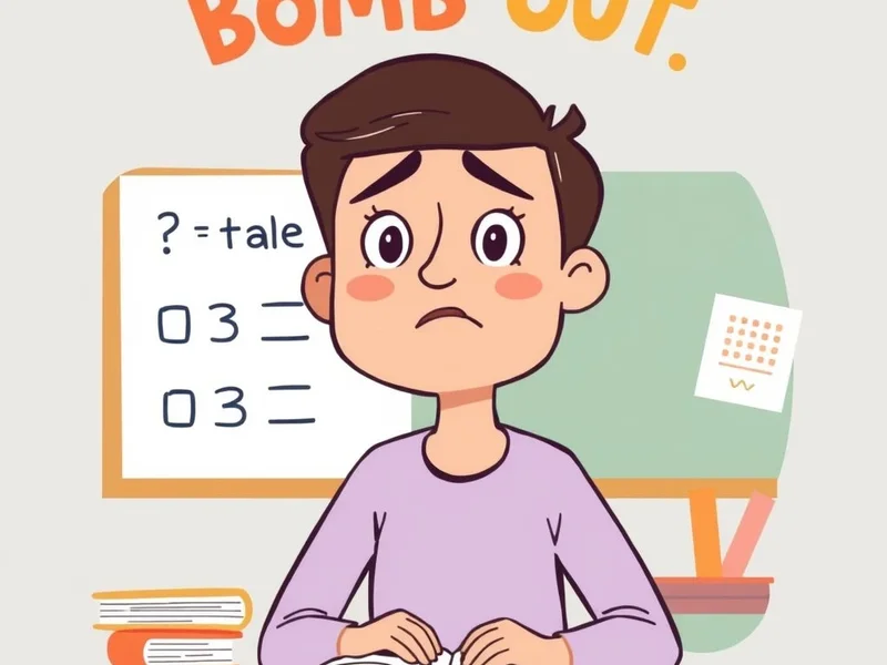 Understanding the phrasal verb Bomb Out