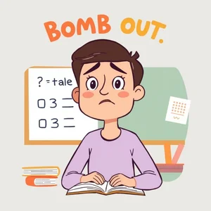 Aprenda a usar o Phrasal Verb Bomb out em Inglês Corretamente