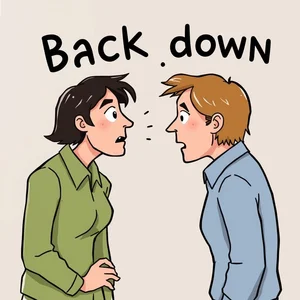 Tìm hiểu Cụm động từ 'Back Down' Ý nghĩa và Cách sử dụng trong tiếng Anh